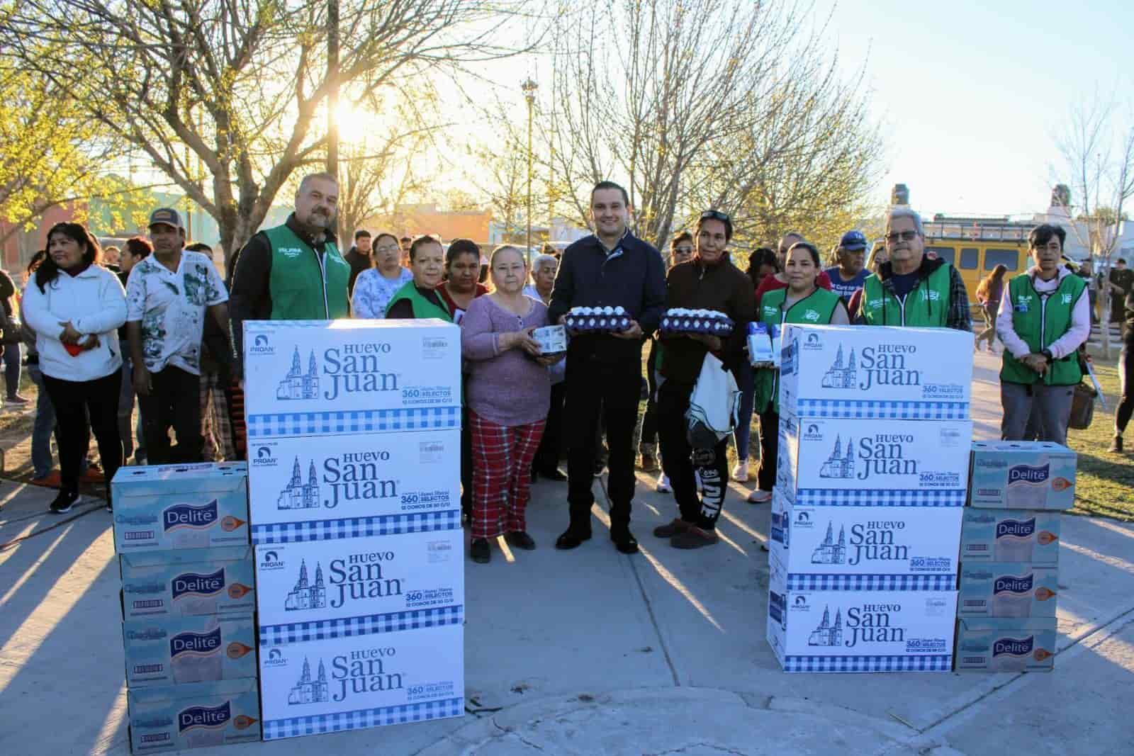 Llevan a cabo programa alimentario en Allende