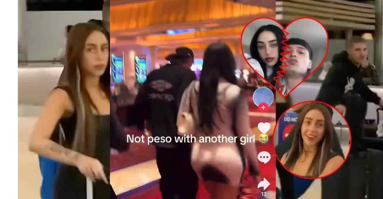 ¿Peso Pluma infiel a Nicki Nicole? Lo captan con otra mujer en las Vegas