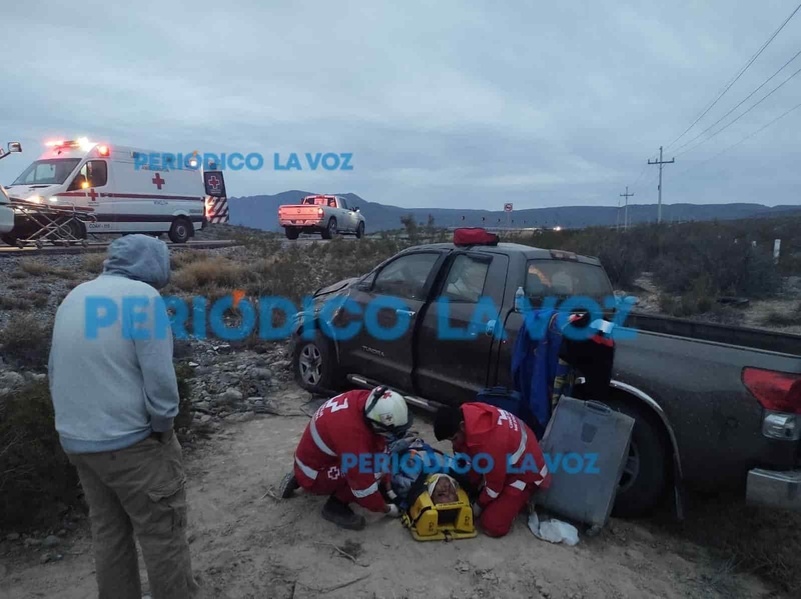 La volcadura se registró en el kilómetro 119 de la carretera 30, en el tramo Ciénegas - San Pedro