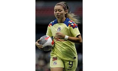 Katty Martínez marca cuatro goles con el América Femenil 