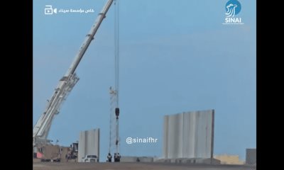 Egipto construye enorme muralla en la frontera con Gaza