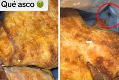 Mujer encuentra larvas en pollo rostizado de Costco