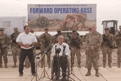 Texas construirá campamento militar en Eagle Pass para frenar migrantes
