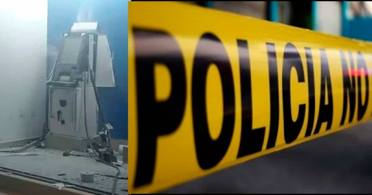 Criminales detonaron un cajero en Hidalgo; Es el segundo caso en el mes