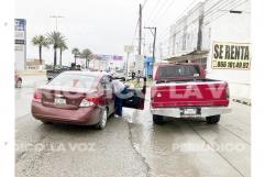 Choque por alcance en  Av. Lázaro Cárdenas