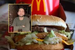 Hombre demanda a McDonald’s por queso de hamburguesa que casi lo mata