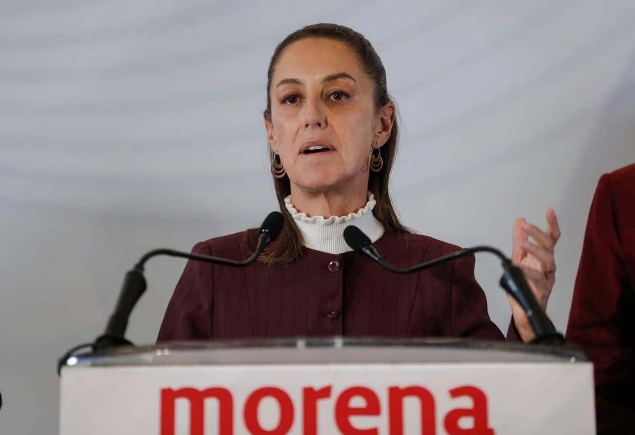 La candidata del oficialismo mexicano a la presidencia de México, Claudia Sheinbaum, participa durante una rueda de prensa en la Ciudad de México (México). Imagen de archivo. | EFE