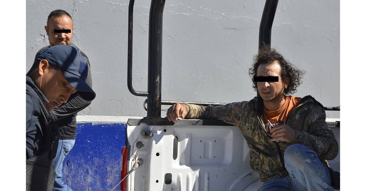 El adicto fue asegurado en calles de la colonia Anáhuac.