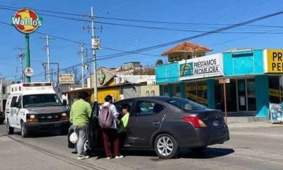 Provoca accidente en avenida Madero
