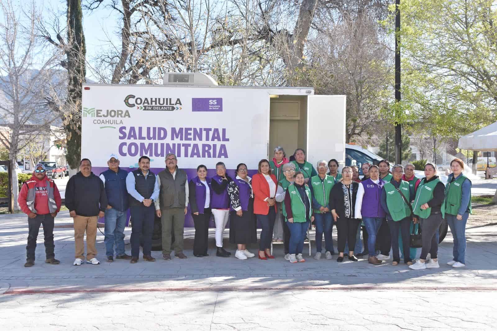 Llega unidad móvil  de salud mental