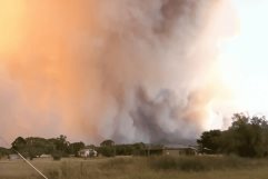 Poderoso incendios forestal azota Australia; Miles dejan sus hogares