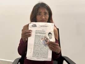 Madre busca desesperadamente a sus hijos desaparecidos desde hace dos años