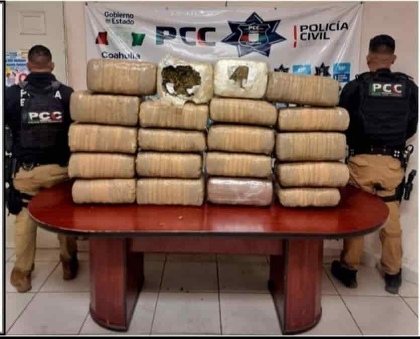 En Palaú de nueva cuenta aseguran droga, ahora fueron 100 kilos más de marihuana.