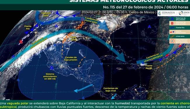 Se espera un ‘calorón’ por anticiclón en varios estados del país