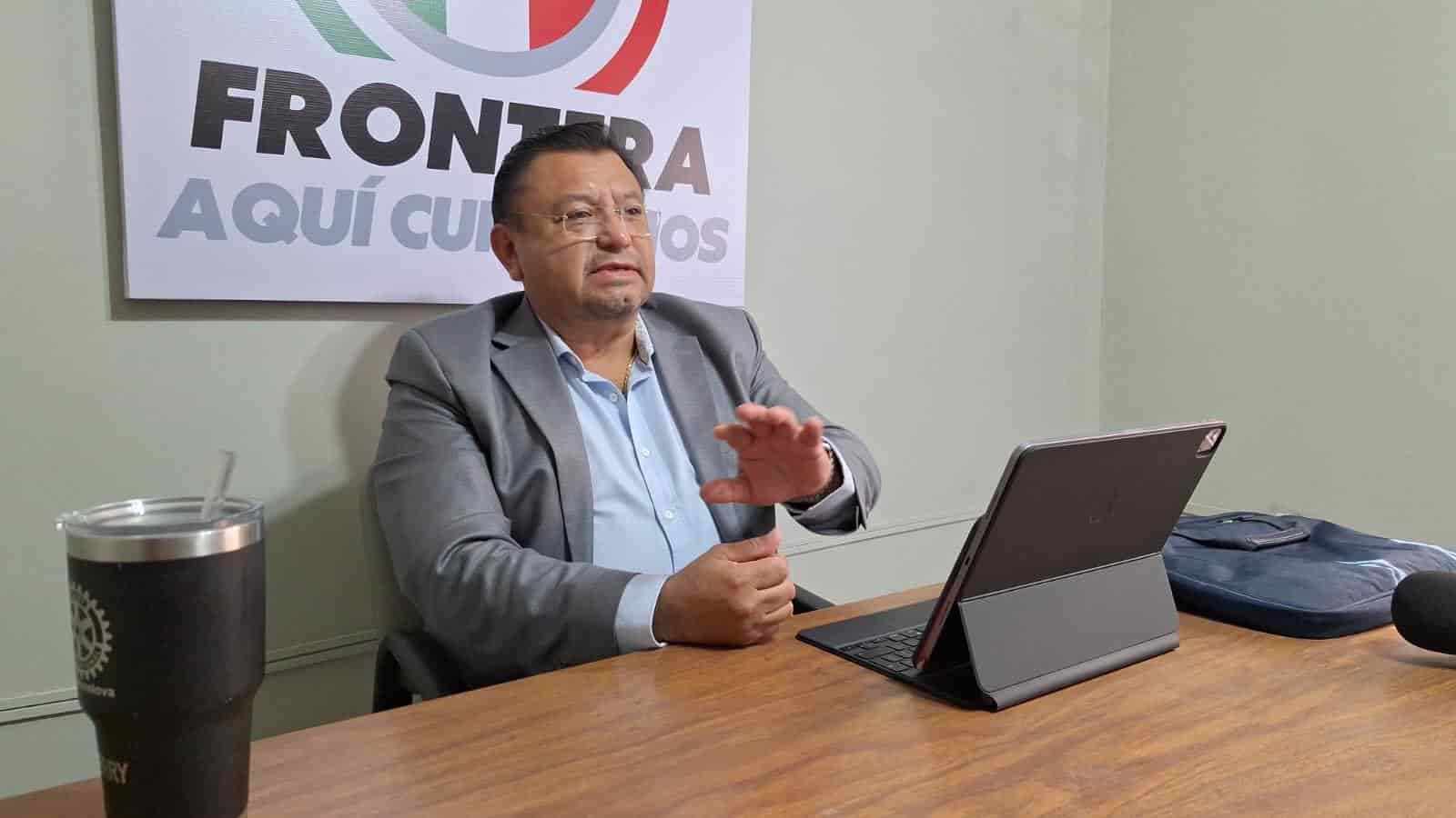 Gerardo Oyervides; presidente del PRI.