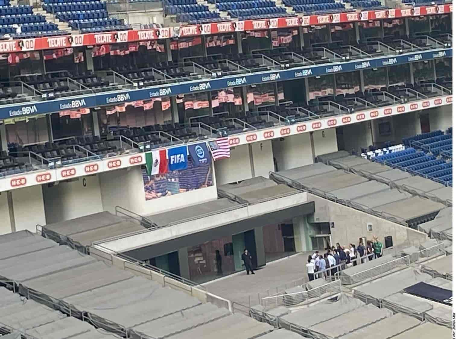 Visita FIFA Estadio de Rayados por Mundial Femenil 