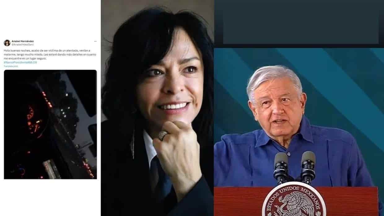 AMLO habla del atentado a Anabel Hernández que circuló en redes, compartió Calderón
