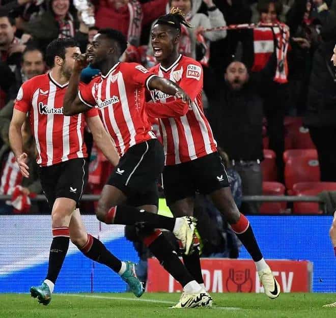 Ahletic Club de Bilbao pasó por encima del Atlético de Madrid.