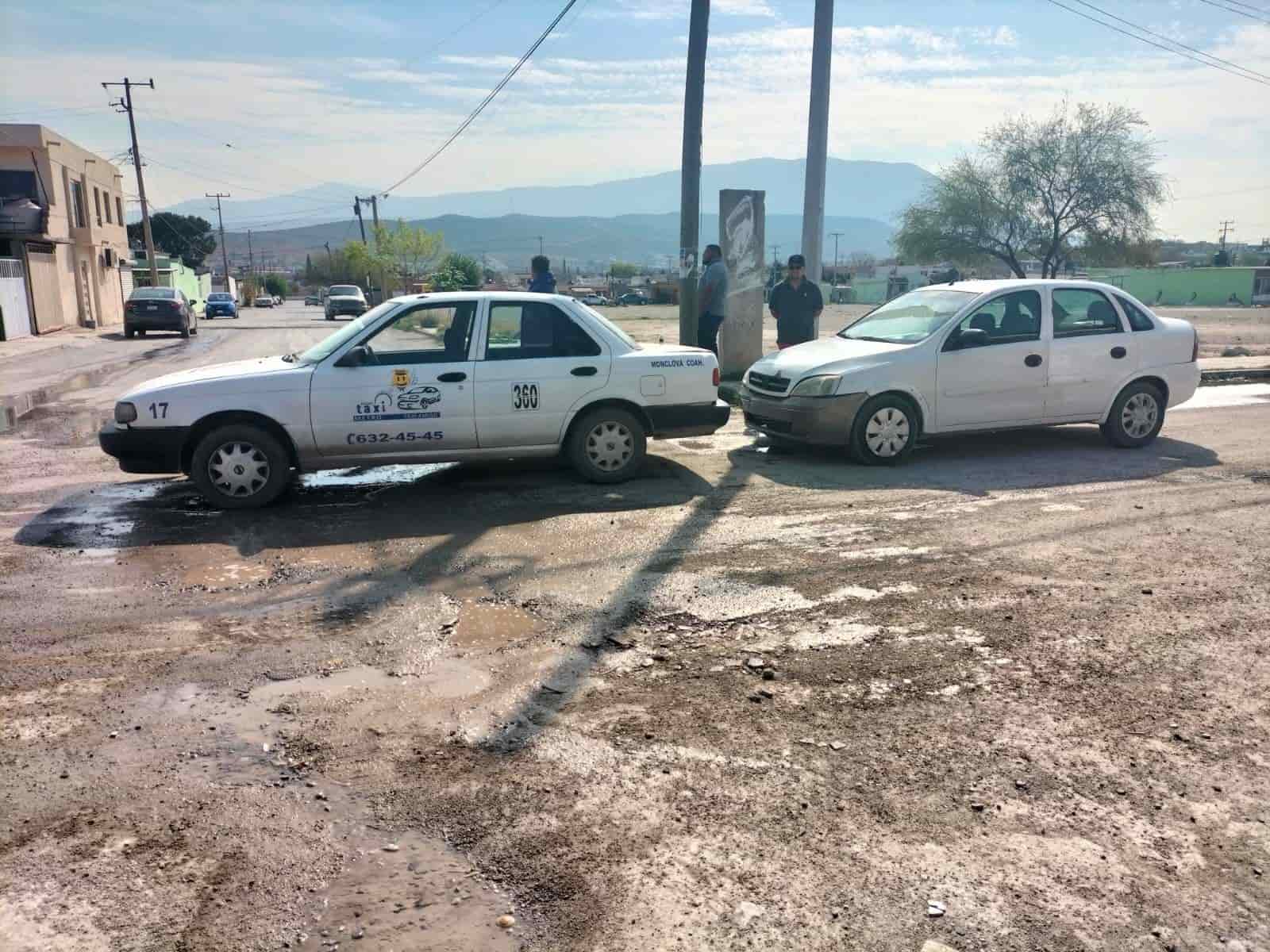 El choque ocurrió en calles del Fraccionamiento Carlos Salinas de Gortari.