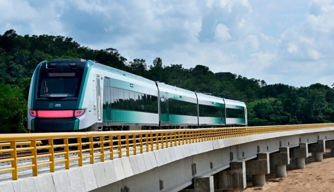 AMLO presume aumento de velocidad del Tren Maya; “estoy muy contento”