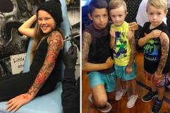 Artista neozelandés tatúa a niños y desata controversia