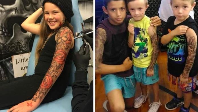Artista neozelandés tatúa a niños y desata controversia