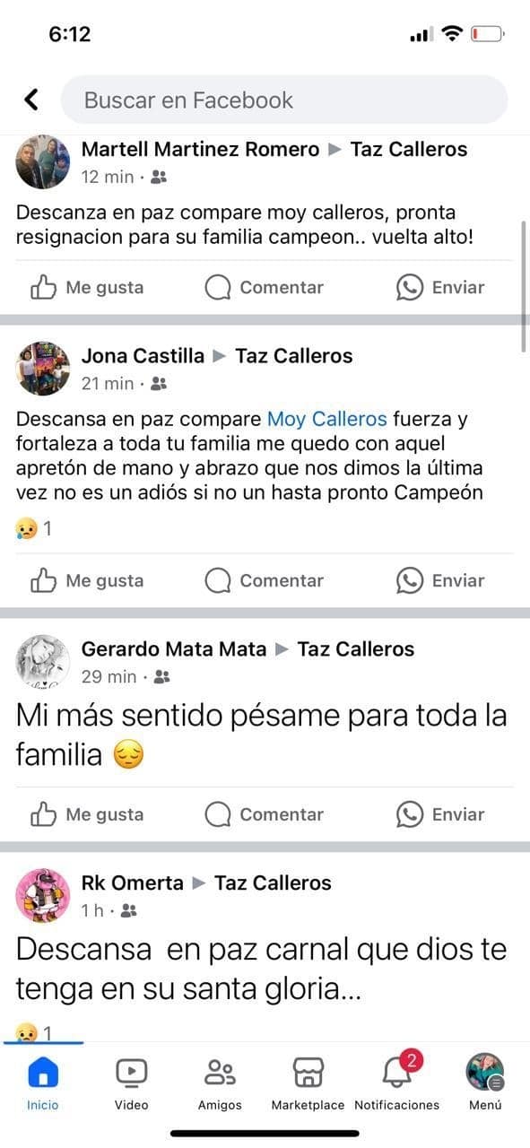 Luto en Monclova; muere ‘Taz’ Calleros 