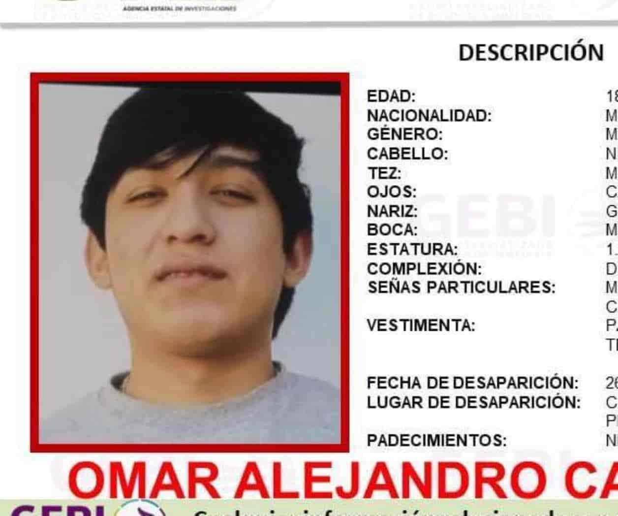 Desaparece joven fronterense en Nuevo León