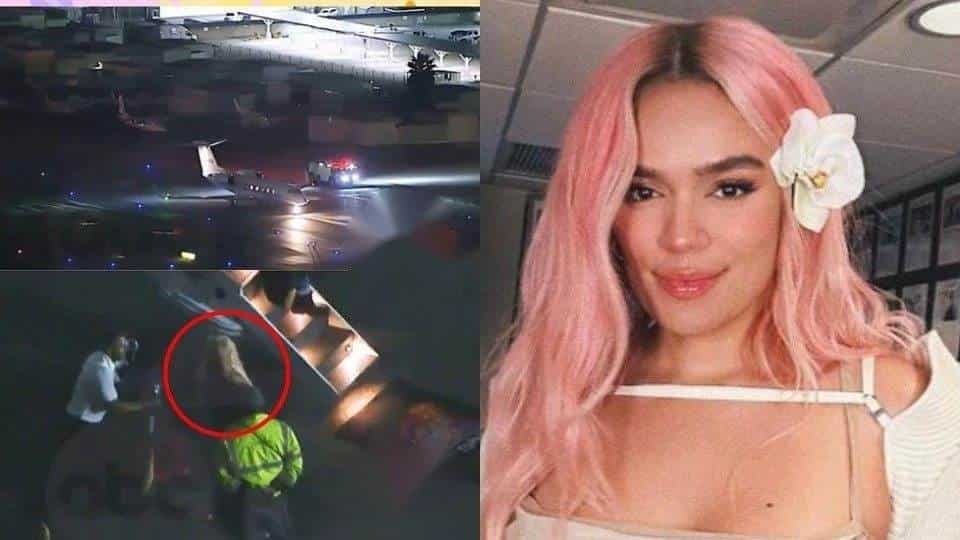 Avión privado de Karol G aterriza de emergencia en Los Ángeles