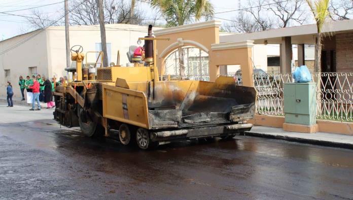 Arranca la pavimentación sobre la calle Vicente Guerrero