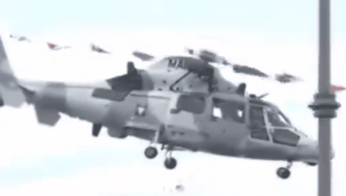 Se desploma helicóptero de la Marina en Michoacán; Pierden la vida 3 marinos