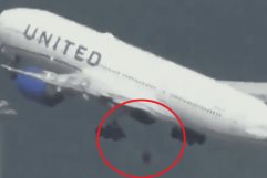 Avión pierde una de sus llantas después de despegar en California
