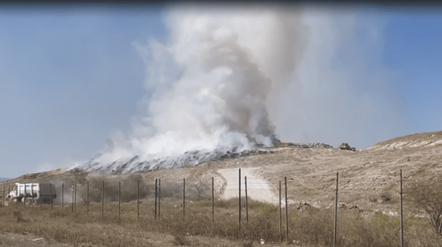 Se incendia de nuevo el relleno sanitario