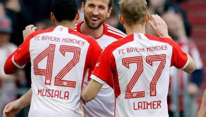 Harry Kane comanda victoria de 8-1 del Bayern Múnich en Bundesliga