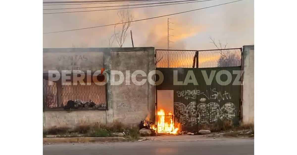 Se quema ‘nido’ de drogadictos