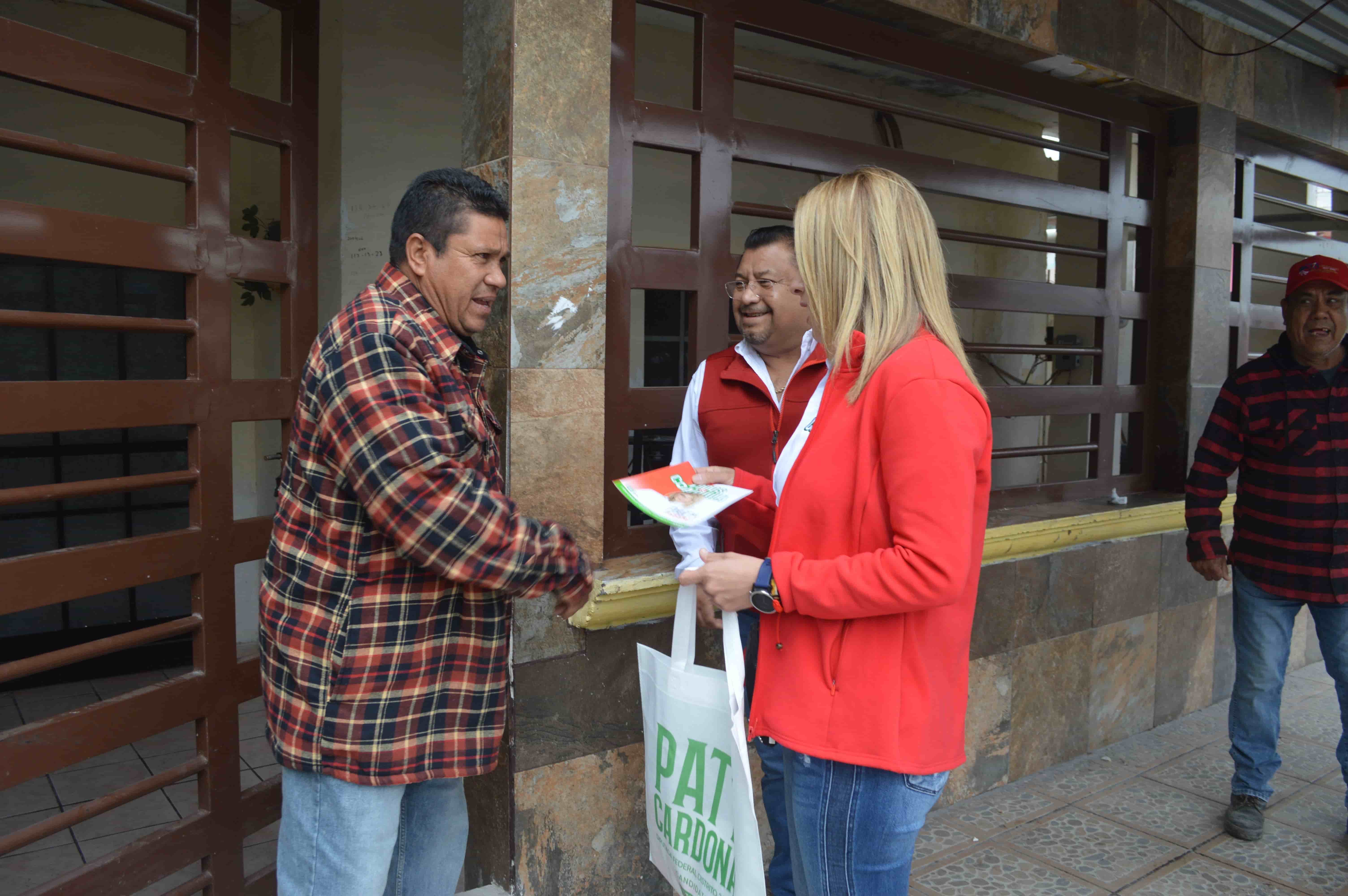 Recorre Paty colonia Borja