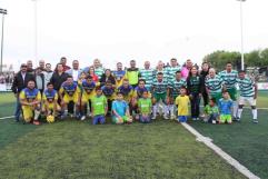 Se enfrentaron leyendas de futbol de los Clubes América y Santos Laguna