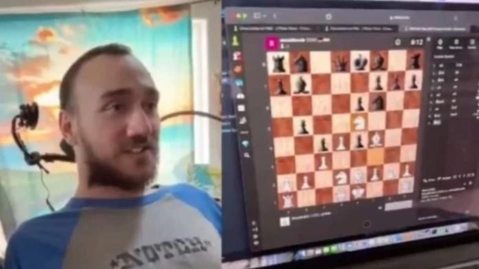 Revelan video de hombre con chip cerebral de Elon Musk