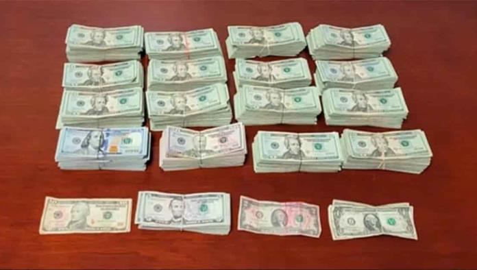 Confiscan 124 mil dólares en efectivo en el Puente Dos