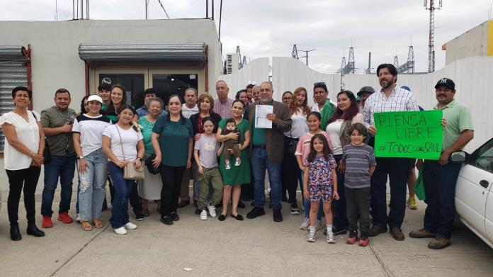 Se registra Saúl Tristán de La Cruz, como candidato a la presidencia municipal de Sabinas