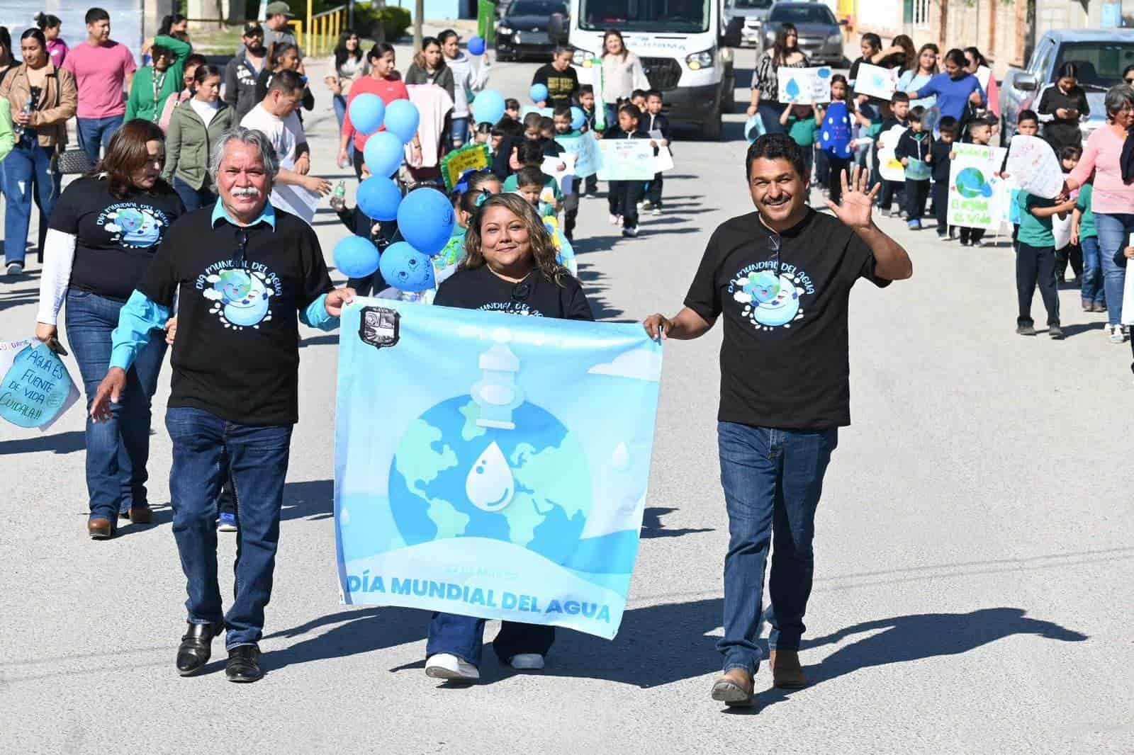 Conmemoran el Día Mundial del Agua en el kínder Minerva Alicia Gil de Nava