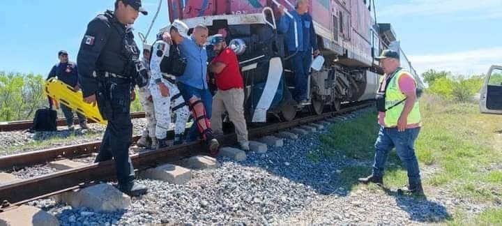 Se lesiona pierna al bajar de locomotora en Allende