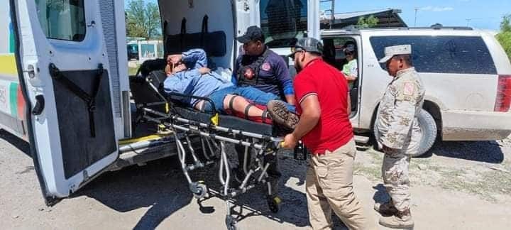 Se lesiona pierna al bajar de locomotora en Allende