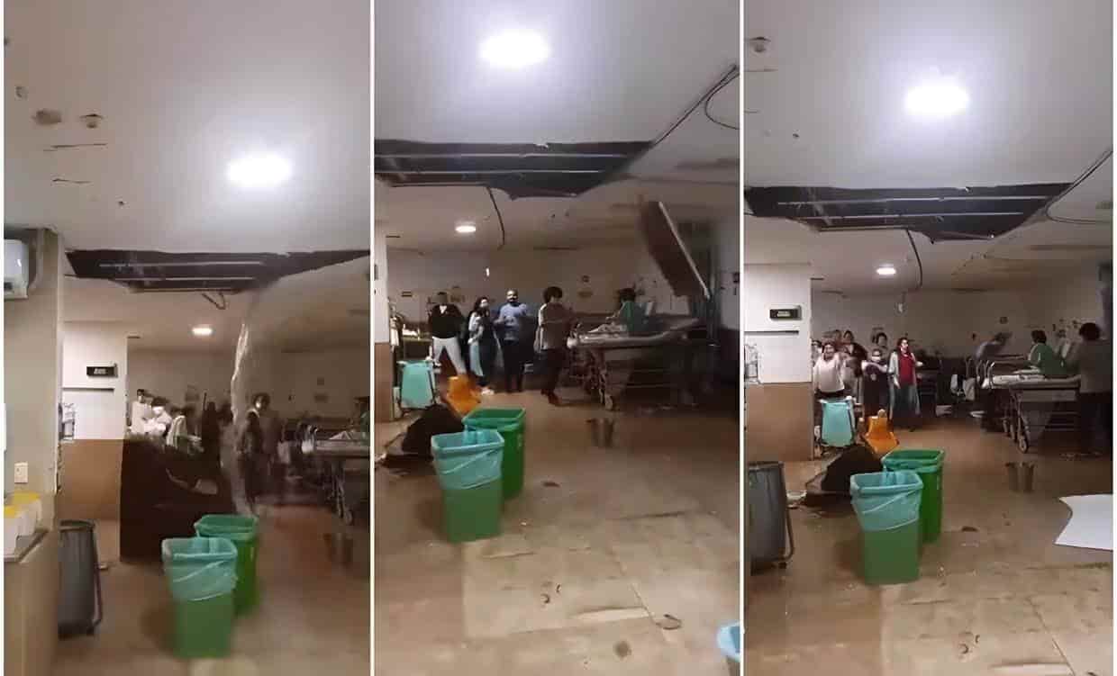 Colapsa techo en IMSS Cancún en sala de urgencias, ¿Cuál fue la causa?