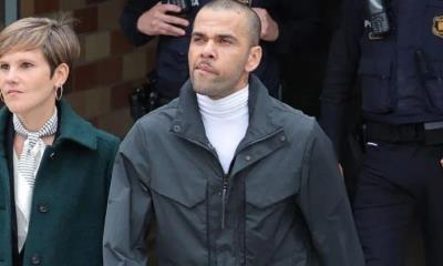 Dani Alves sale de cárcel tras pagar fianza de 1 millón de euros