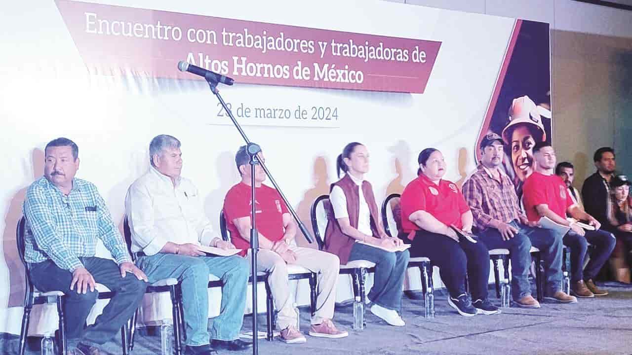 Confían obreros en palabra de Sheinbaum