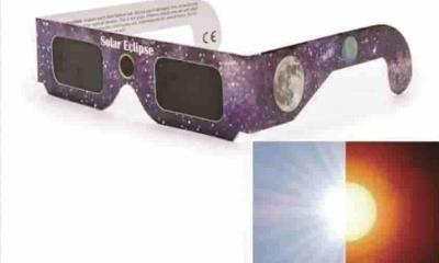 Venden lentes para el eclipse en redes sociales