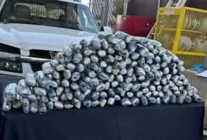 Decomisa cargamento de droga valuada en más de UN MILLÓN DE PESOS