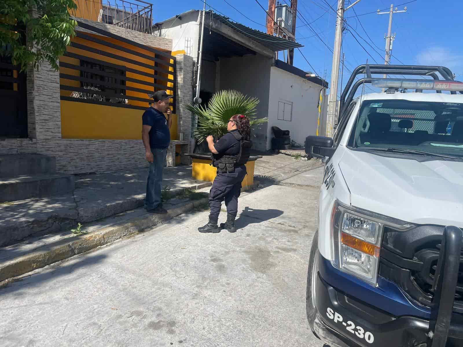 Los elementos de Seguridad Publica reforzaron la vigilancia en el sector.