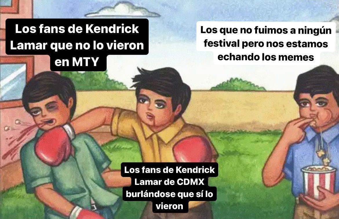 Los mejores MEMES de Kendrick Lamar BATEANDO a festival Tecate Pal Norte
